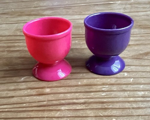 Egg cups set - egg, boiled