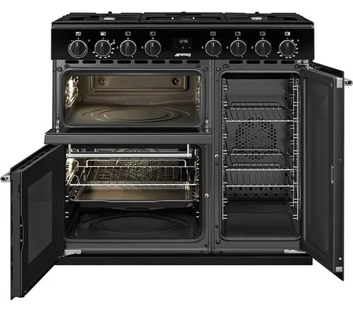 Smeg range cooker black - smeg,