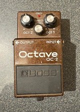 Boss Octaver OC-2 effects pedal.