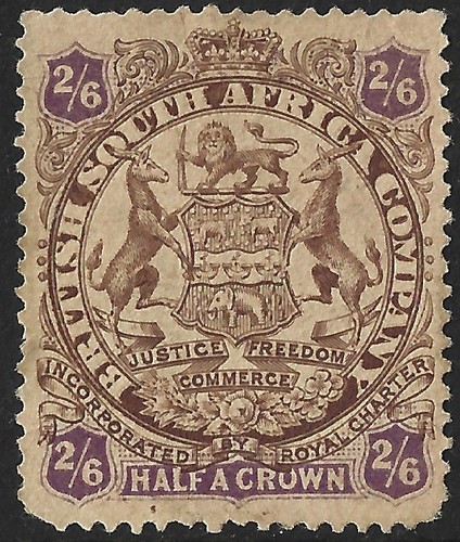 Rhodesia 1896 2s6d - 2s6d, &