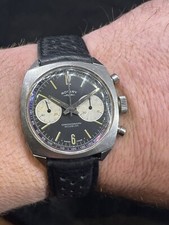 Rare Gents Vintage Rotary Big Eye Ref 1206 Landeron 149 Chronograph.