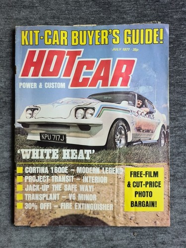 Hot car magazine - car, 1977