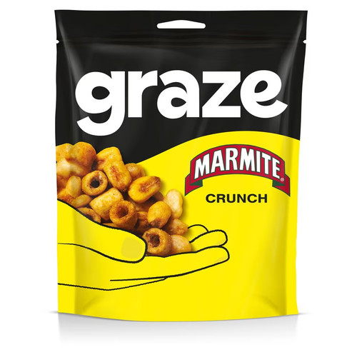 Graze marmite crunch 100g - marmite,