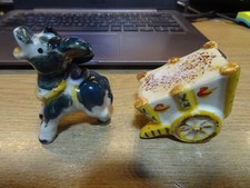 Novelty Donkey & cart Salt &
