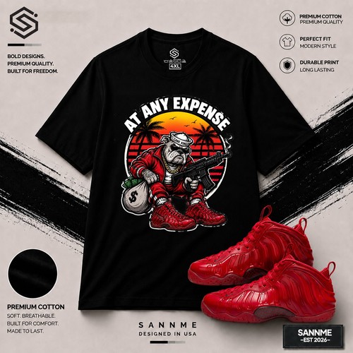 Shirt match foamposite - match,
