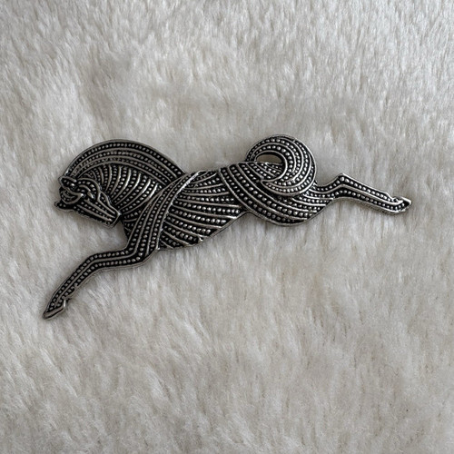 Silver tone running - tone, horse