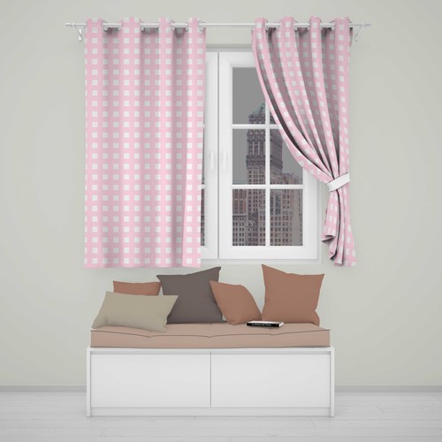 Blackout eyelet curtains soft - blackout,