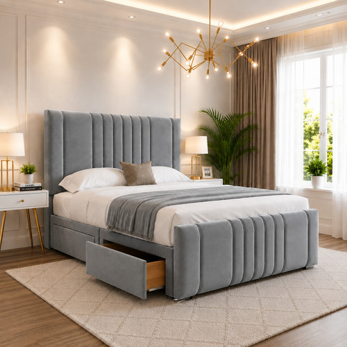 Linestyle upholstered divan - upholstered,