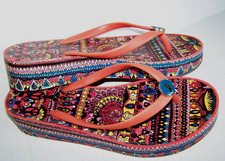 Sakroots Platform Flip Flops