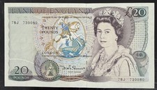 Old Twenty £20 Pound Note