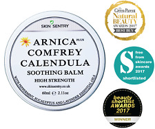 High Strength Arnica, Comfrey, Calendula Cream Balm, Skin Sentry 30ml 60ml 150ml