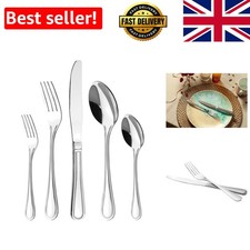 Classic 30-Piece Silverware Set for 6 - Rust Resistant & Dishwasher Safe