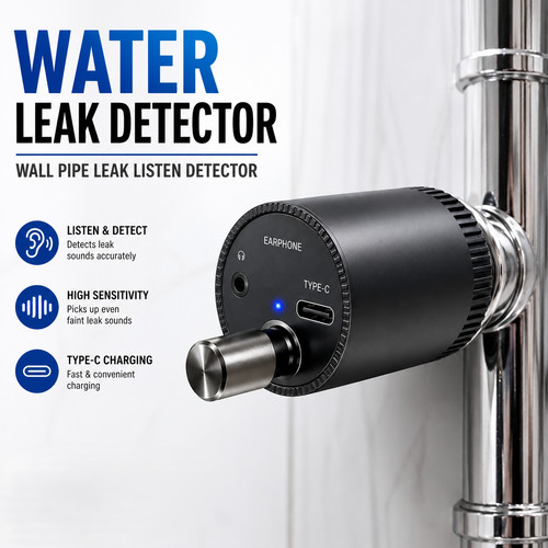 Water leak detector sound - water,