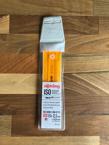 Rotring isograph lettering - rotring,