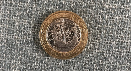 2011 mary rose 2 coin - mary,