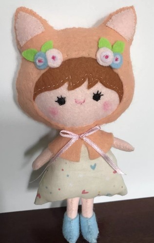 Cute rag doll - rag, cat-ears
