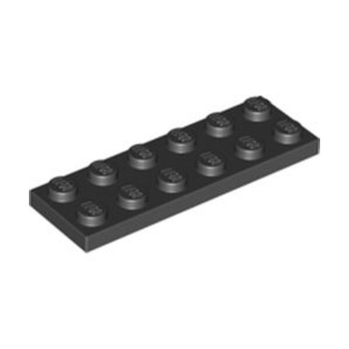 Lego bricks parts - bricks, black
