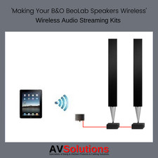B&O BeoLab Wireless Bluetooth Receiver Kit for BeoLab Speakers RCA LINE - 1 M