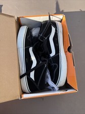 Vans TNT II Mid Black / White VN-0DHU63m With Box Men Size 11.5