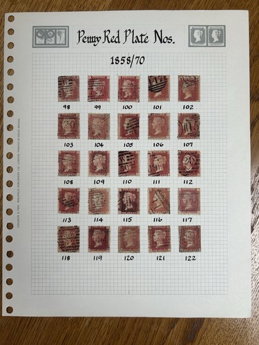 Penny red stamp collection - stamp,
