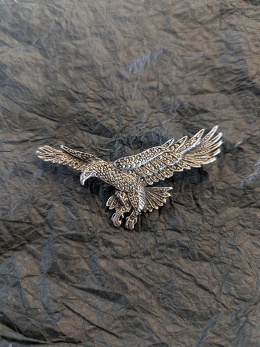 Vintage marcasite eagle - marcasite,