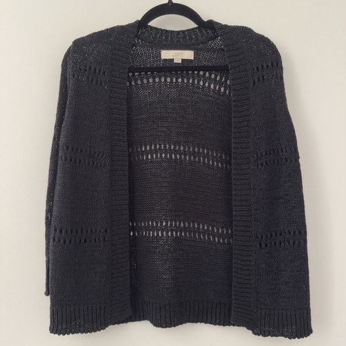 Ann taylor loft black knit - loft,