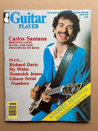 Santana guitar player magazine - santana,