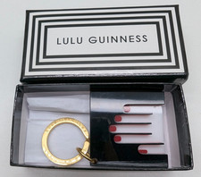 Lulu Guinness acrylic hand collectable keyring new & boxed