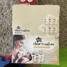 Tommee Tippee Baby Bottles Set Self-Sterilising Anti-Colic 260ml Pack of 6