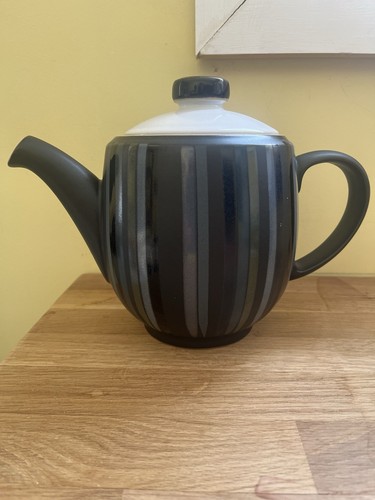 Denby jet stripes tea - denby, pot