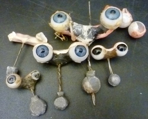 Eyes bundle for antique doll - for,