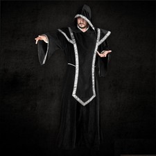 Black Cloak/Robe With Hood And