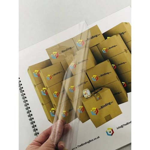 Clear polypropylene covers 250 - clear,