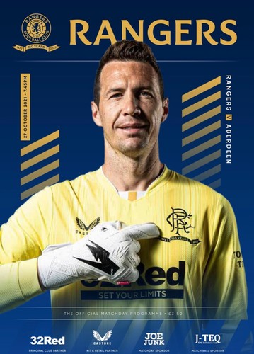 Rangers 2021 home matchday - 2021/22,