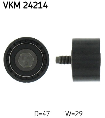 Deflection guide pulley - deflection, roller