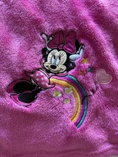 Disney Minnie Mouse Character Fleece Blanket Throw