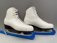 Risport Laser Ice Skates White Leather size 42