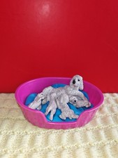 Puppy In My Pocket Family Mum & Puppies Blanche Poodle Vintage Collectible 90's