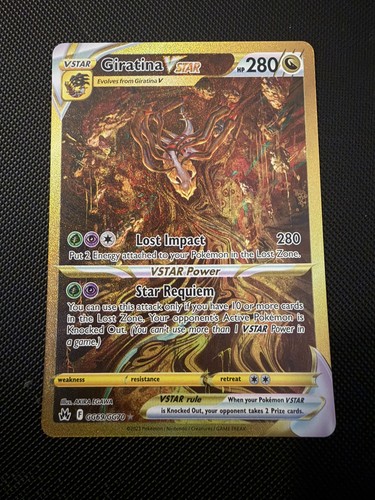 Giratina vstar gg69 - giratina, gold