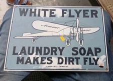 VINTAGE "WHITE FLYER LAUNDRY