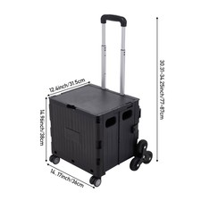 Large Folding Shopping Trolley