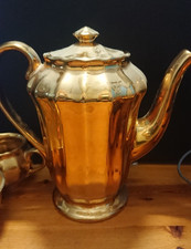 Vintage gold lustreware coffee