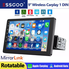 9" Single 1DIN Rotatable Car