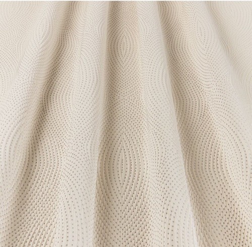 Latte spotty jacquard curtain - latte,