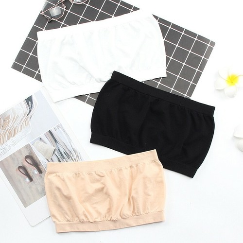 Ladies plain printed boob tube - plain,