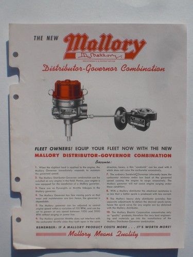 Mallory electric corp - mallory,