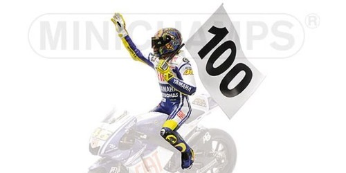 Rossi riding figure 100 flag - 100,