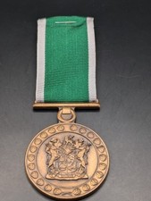 South Africa African Police / Prison Faithful Service Medal & Ribbon