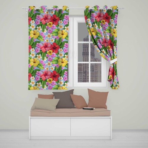Blackout eyelet curtains - blackout,
