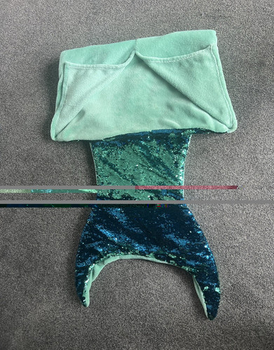 Mermaid tail sequin - mermaid, sofa
